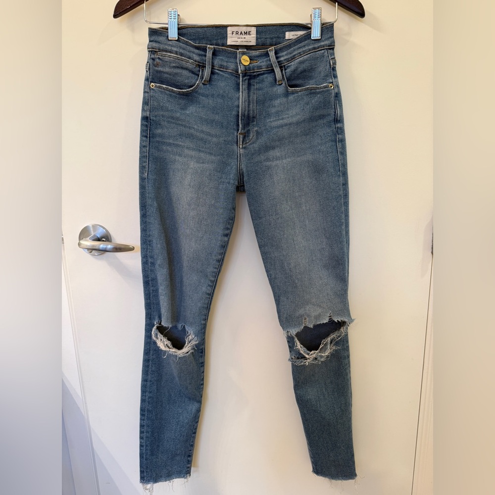 Good Condition FRAME Distressed Women's Skinny Jeans